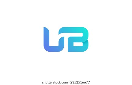 Creative Letter UB logo . Letter UB Initials logo design . clean and modern logo design