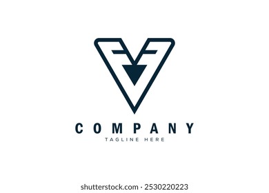Creative Letter V and FF logo