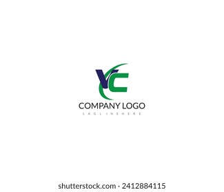 Creative Letter VC Logo Template - Shutterstock- Free Download