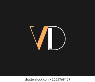 creative letter VD logo design template