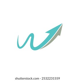 Creative letter W arrow Logo Vector Symbol Icon Design