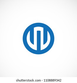 Creative Letter W and C Design Vector