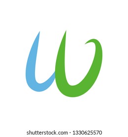 Creative letter W logo