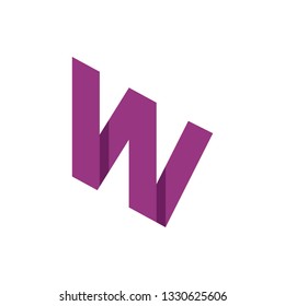 Creative letter W logo