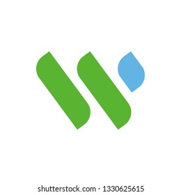 Creative letter W logo