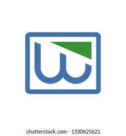 Creative letter W logo