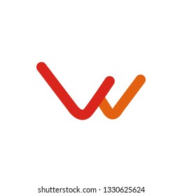 Creative letter W logo