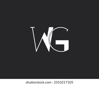 carta creativa WG diseño de logotipo para la empresa