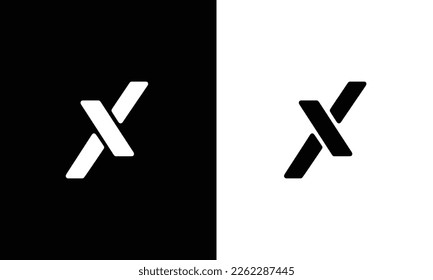 Creative letter x logo design vector