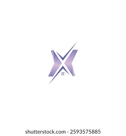 Creative Letter X logo idea design