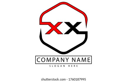 Creative Letter XX Logo design template Vector