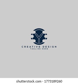 Creative Letter Y Security Logo und App Y Logo.