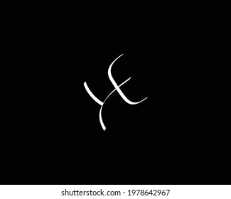 creative letter YE logo design vector template