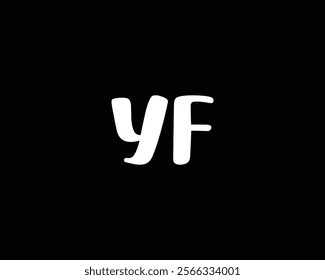 creative letter YF logo design template