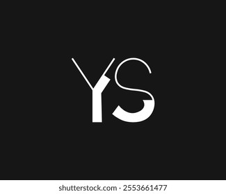 creative letter YS logo design template