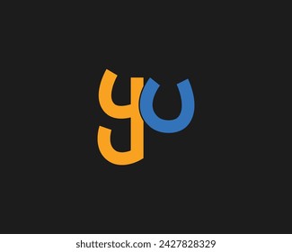 Creative Letter YU Logo Design-Vorlage