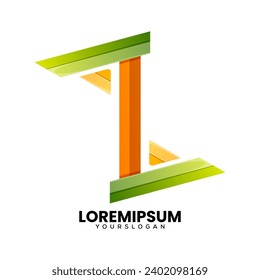 creative letter Z   colorful icon logo design 