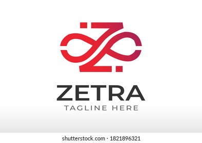 Diseño de logotipo de carta creativa Z