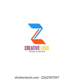 Creative Letter Z Logo Design.