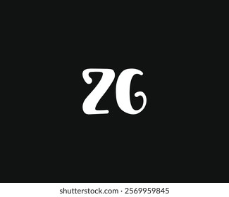 creative letter ZG logo design template