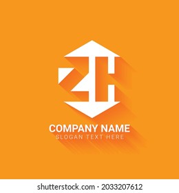 Creative Letter Zh Logo Design Template Stock Vector (royalty Free 