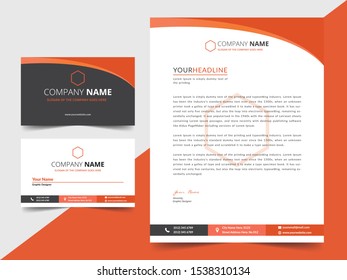 Creative Letterhead & Business Card Template