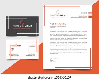 Creative Letterhead & Business Card Template