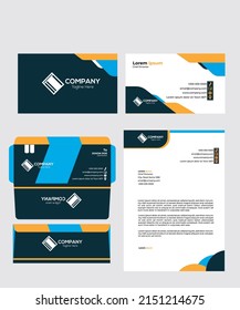 Creative letterhead, business cards, and envelope design for your company. Stationery is the most important mark of your company. 
