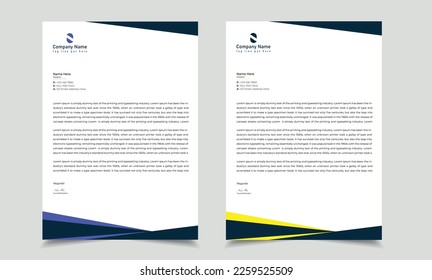 Creative Letterhead Design, Corporate Letterhead Template