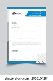 Creative Letterhead Design Template.Vector is available