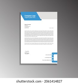 Creative Letterhead Design Vector Template