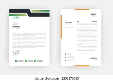 
Creative letterhead , Elegant and minimalist style letterhead template design,A4 sizes