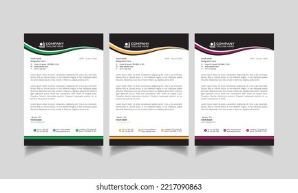 Creative Letterhead Pad Design Template