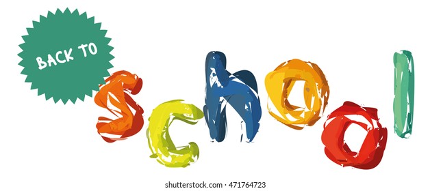 creative  lettering back to school