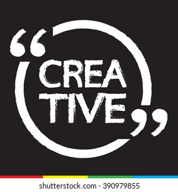CREATIVE Lettering Illustration design