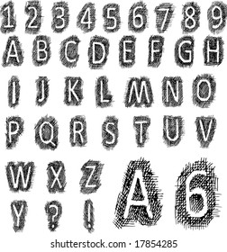 Creative letters and numbers.