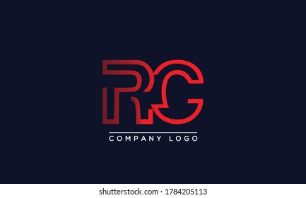 Creative letters RC Logo Design Vector Template. Initial Letters RC Logo Design	