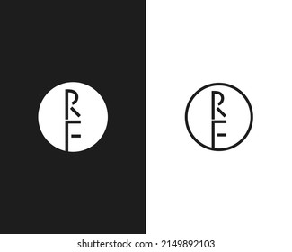 Creative Letters RF Logo Vector