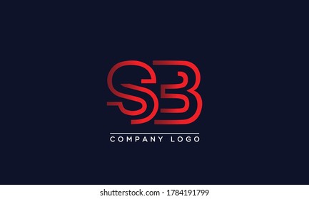 Creative letters SB Logo Design Vector Template. Initial Letters SB Logo Design	