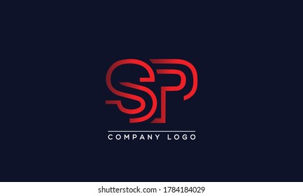 Creative letters SP Logo Design Vector Template. Initial Letters SP Logo Design	