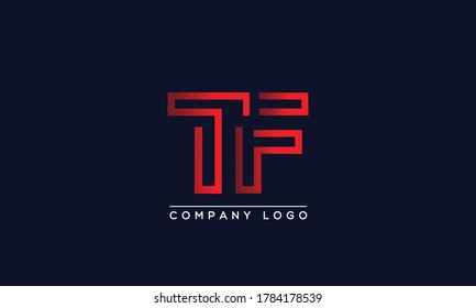 Creative Letters Tf Logo Design Vector Stock Vector (Royalty Free ...