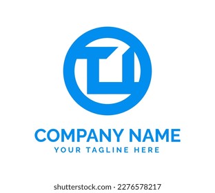 Creative letters TL Logo Design Vector Template. Initial Letters TL Design. Lettermark circle logo design. Creative Modern Letters Vector  Logo Illustration. Letter Logo Vector Design.