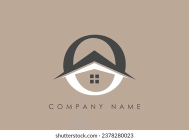  Creative letters unique monogram logo O home
