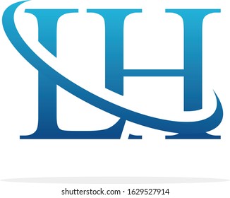 Creative LH logo icon design