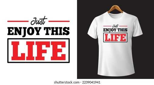 Creative life vector t-shirt design