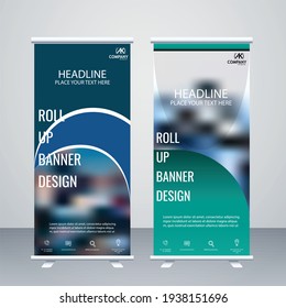 Diseño de redoble vectorial de color azul claro, azul y verde oscuro creativo
