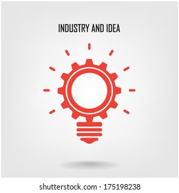 Creative light bulb concept background design for poster flyer cover brochure ,business idea ,abstract background.vector illustration