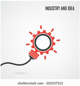 Creative light bulb concept background 