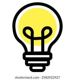 Creative light bulb design symbolizes innovation and bright ideas