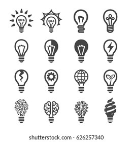 creative light bulb icon